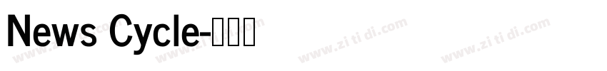 News Cycle字体转换